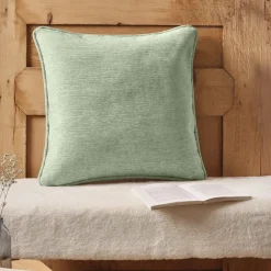 Coussin carré tissé (45 x 45 cm) Magnus Vert eucalyptus