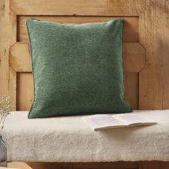 Coussin carré tissé (45 x 45 cm) Magnus Vert romarin