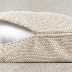 Coussin carré tissé (50 x 50 cm) Oscar Taupe