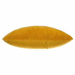 Coussin carré velours (40 x 40 cm) Dolce Jaune ocre