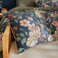 Coussin carré velours (50 x 50 cm) Dolores Rose