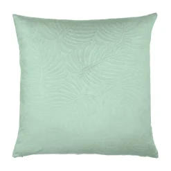 Coussin carré velours (60 x 60 cm) Fern Vert sauge