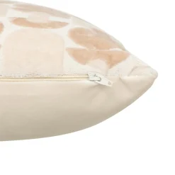 Coussin carré velours (40 x 40 cm) Luna Ecru