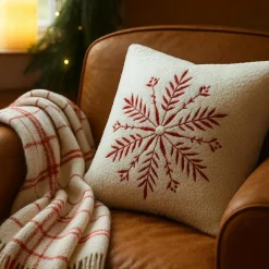 Coussin carré (45 x 45 cm) Bessey Ecru