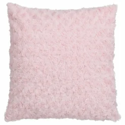 Coussin carré (45 x 45 cm) Bouclée Rose