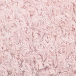 Coussin carré (45 x 45 cm) Bouclée Rose