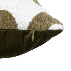 Coussin carré (40 x 40 cm) Safina Vert kaki