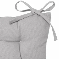 Coussin de chaise carré Datara Gris clair