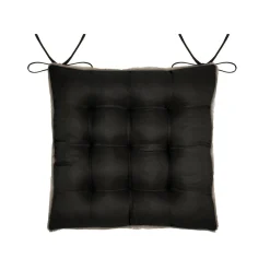 Coussin de chaise carré fausse fourrure (40 x 40 cm) Asgard Gris perle