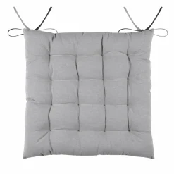 Coussin de chaise carré (40 x 40 cm) Duo Gris anthracite