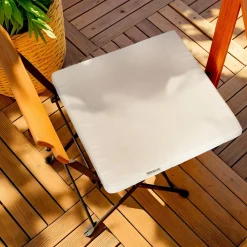 Coussin de chaise extérieur carré (40 x 40 cm) Sunset Ecru