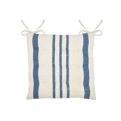 Coussin de chaise extérieur carré (38 x 38 cm) Nautira Bleu marine