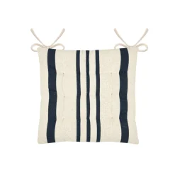 Coussin de chaise extérieur carré (38 x 38 cm) Nautira Gris ardoise