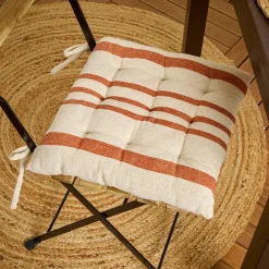 Coussin de chaise extérieur carré (38 x 38 cm) Nautira Orange