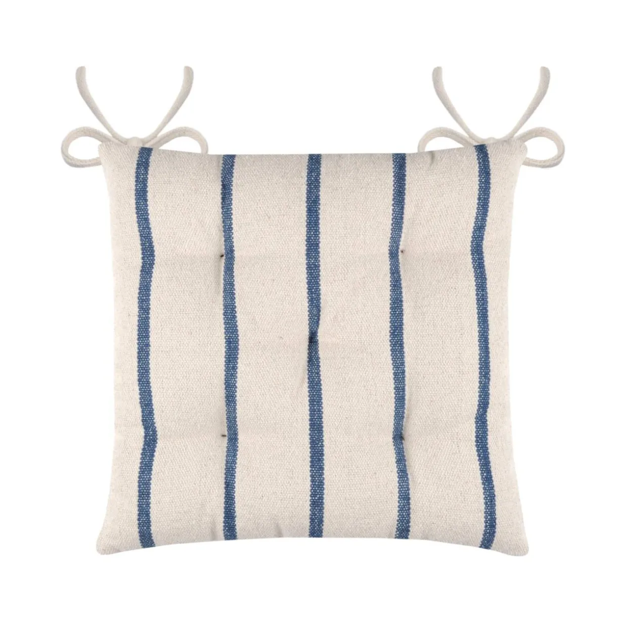 Coussin de chaise extérieur toile de coton (40 x 40 cm) Ocealys Bleu marine