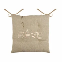 Coussin de chaise Maison Marron ficelle
