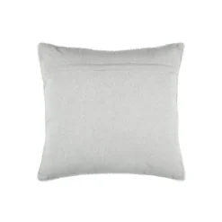 Coussin de Noël brodé (45 x 45 cm) Vœux Merry Christmas Naturel