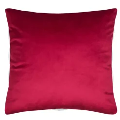 Coussin de Noël carré (45 x 45 cm) Hohoho Joyeux Noël Rouge