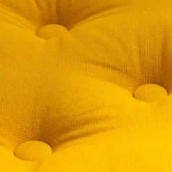 Coussin de sol coton (50 x 50 cm) Pixel Jaune moutarde
