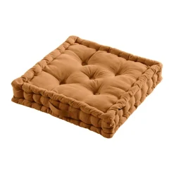 Coussin de sol coton (50 x 50 cm) Pixel Camel