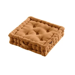 Coussin de sol coton (40 x 40 cm) Pixel Camel
