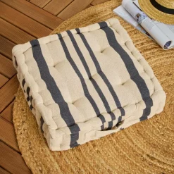 Coussin de sol extérieur (45 x H10 cm) Nautira Gris ardoise