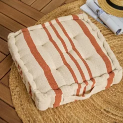 Coussin de sol extérieur (45 x H10 cm) Nautira Orange