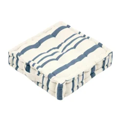Coussin de sol extérieur (45 x H10 cm) Nautira Bleu marine