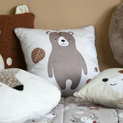 Coussin enfant carré (40 x 40 cm) Gabin Taupe