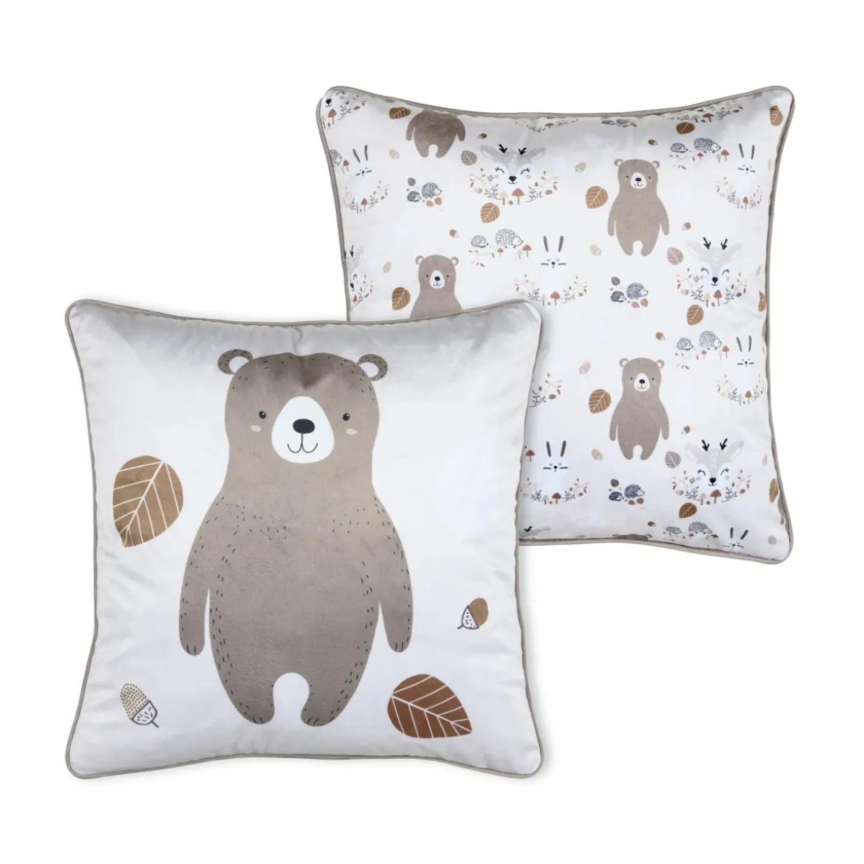Coussin enfant carré (40 x 40 cm) Gabin Taupe