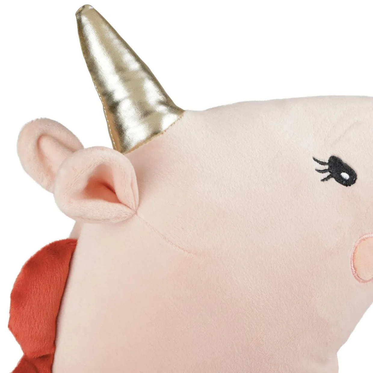 Coussin enfant (35 cm) Licorne Rose