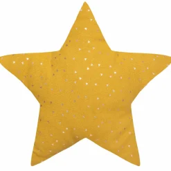 Coussin enfant Etoile (40 cm) Berlingot Jaune ocre