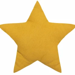 Coussin enfant Etoile (40 cm) Berlingot Jaune ocre