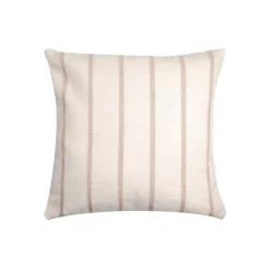 Coussin extérieur carré toile de coton (50 x 50 cm) Ocealys Beige