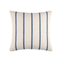 Coussin extérieur carré toile de coton (50 x 50 cm) Ocealys Bleu marine