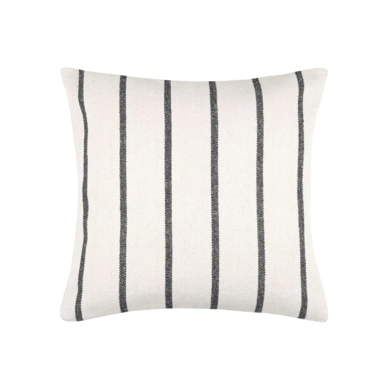Coussin extérieur carré toile de coton (50 x 50 cm) Ocealys Noir