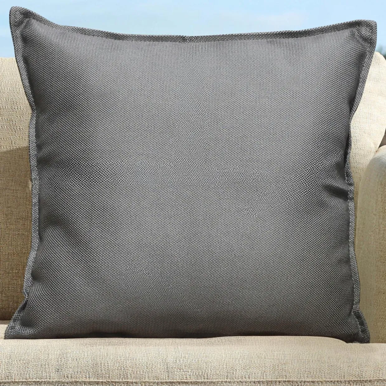 Coussin extérieur carré (45 x 45 cm) Boraé Gris