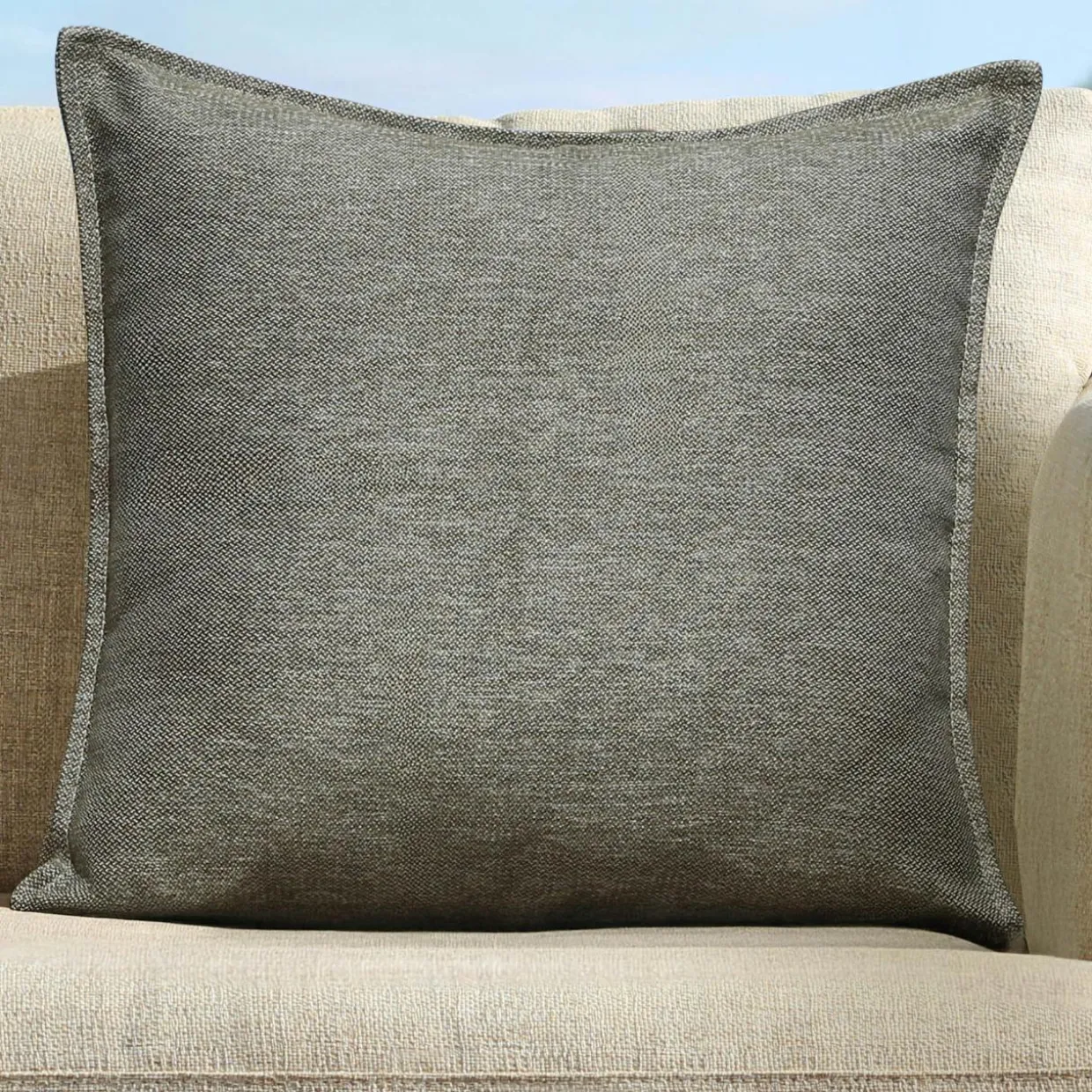 Coussin extérieur carré (45 x 45 cm) Kalena Vert olive