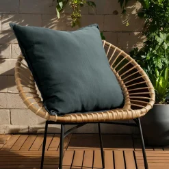 Coussin extérieur carré (60 x 60 cm) Sunset Gris anthracite