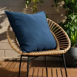 Coussin extérieur carré (60 x 60 cm) Sunset Bleu nuit