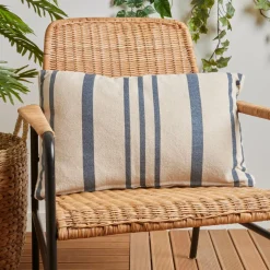 Coussin extérieur rectangulaire (40 x 60 cm) Nautira Bleu marine
