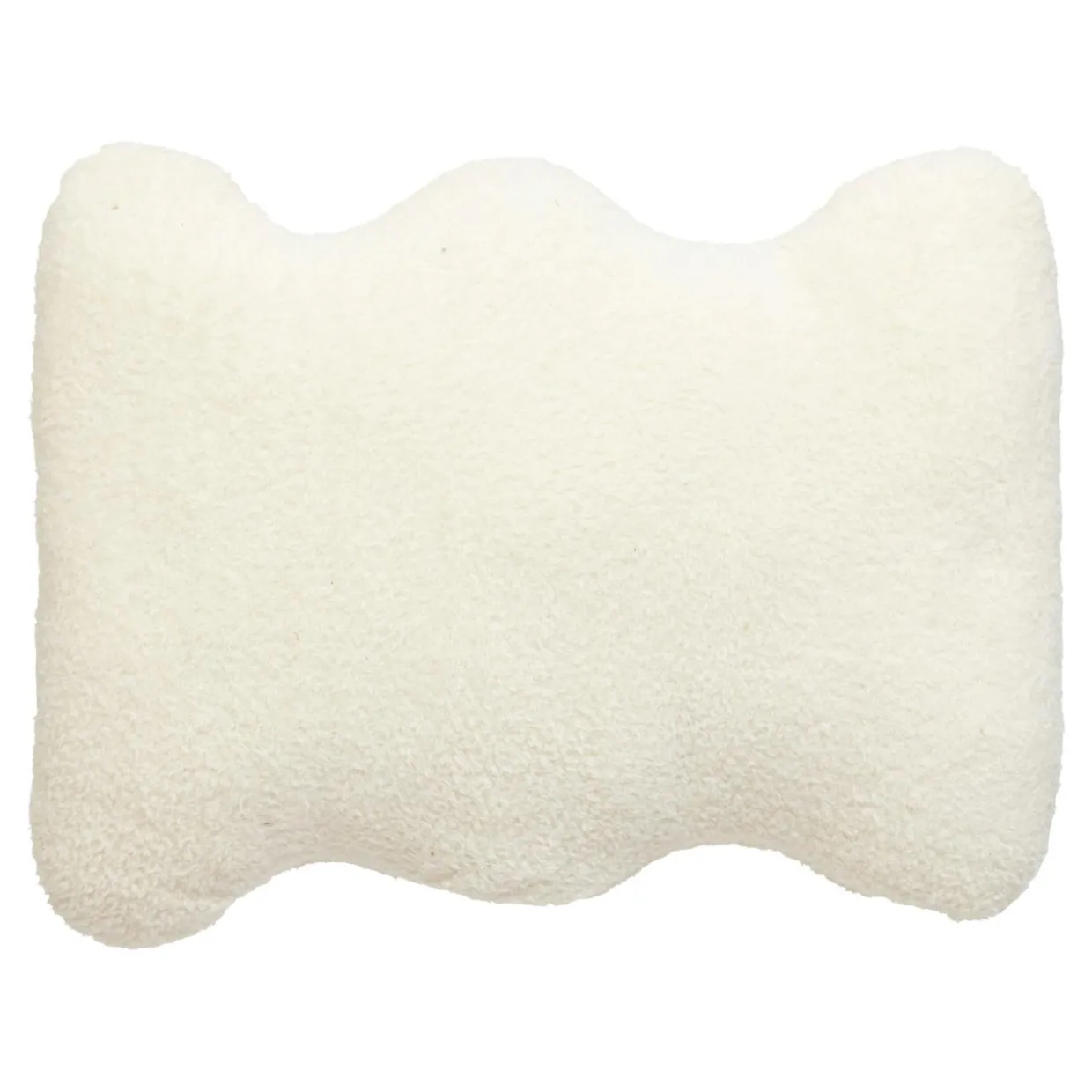 Coussin rectangulaire bouclette (35 x 48 cm) Bliss Blanc