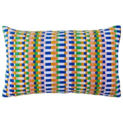 Coussin rectangulaire brodé (30 x 50 cm) Disso Multicolore
