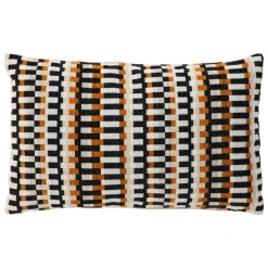 Coussin rectangulaire brodé (30 x 50 cm) Jangwa Beige