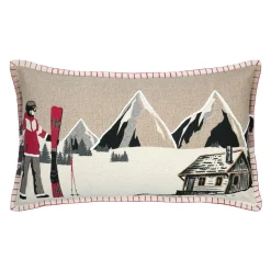 Coussin rectangulaire coton (35 x 60 cm) Villard Multicolore