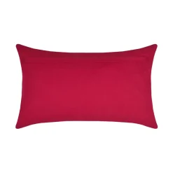 Coussin rectangulaire coton (30 x 50 cm) Villard Rouge