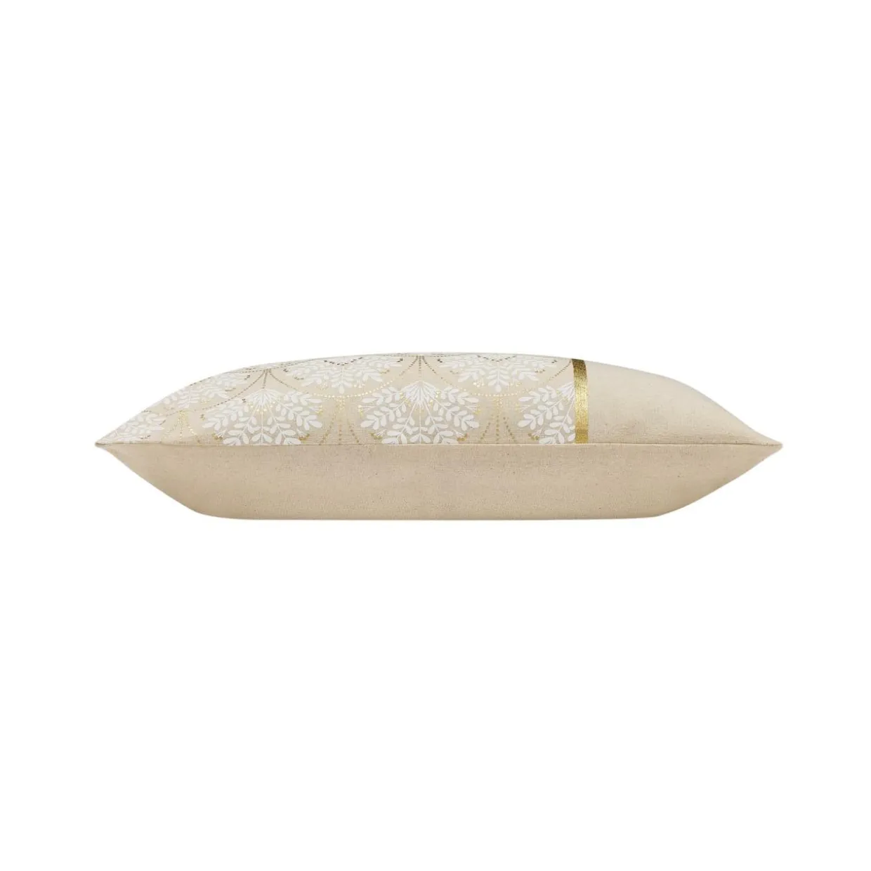 Coussin rectangulaire coton (30 x 50 cm) Majestia Beige