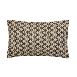 Coussin rectangulaire coton (30 x 50 cm) Loumeo Noir