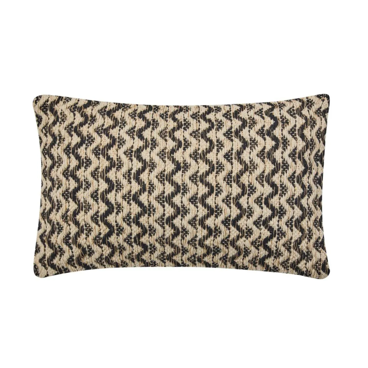 Coussin rectangulaire coton (30 x 50 cm) Loumeo Noir