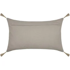 Coussin rectangulaire coton (30 x 50 cm) Hemera Ecru